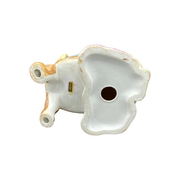 Vintage Ardalt Lenwile China Bisque Porcelain Baby boy w/ Bear 4.5" - Picture 7 of 14